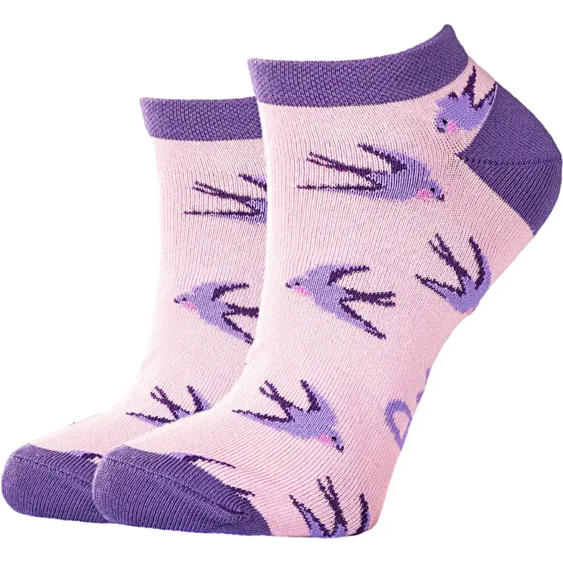 Шкарпетки жіночі короткие Фіолетовий птах