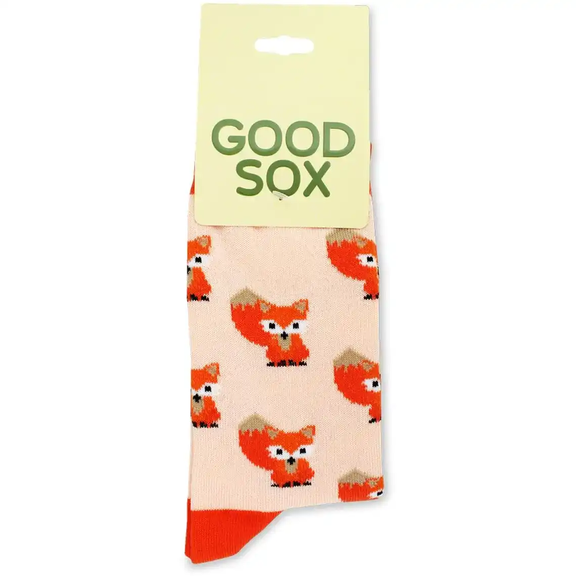 Шкарпетки жіночі GoodSox персикові Сором'язлива Лисиця