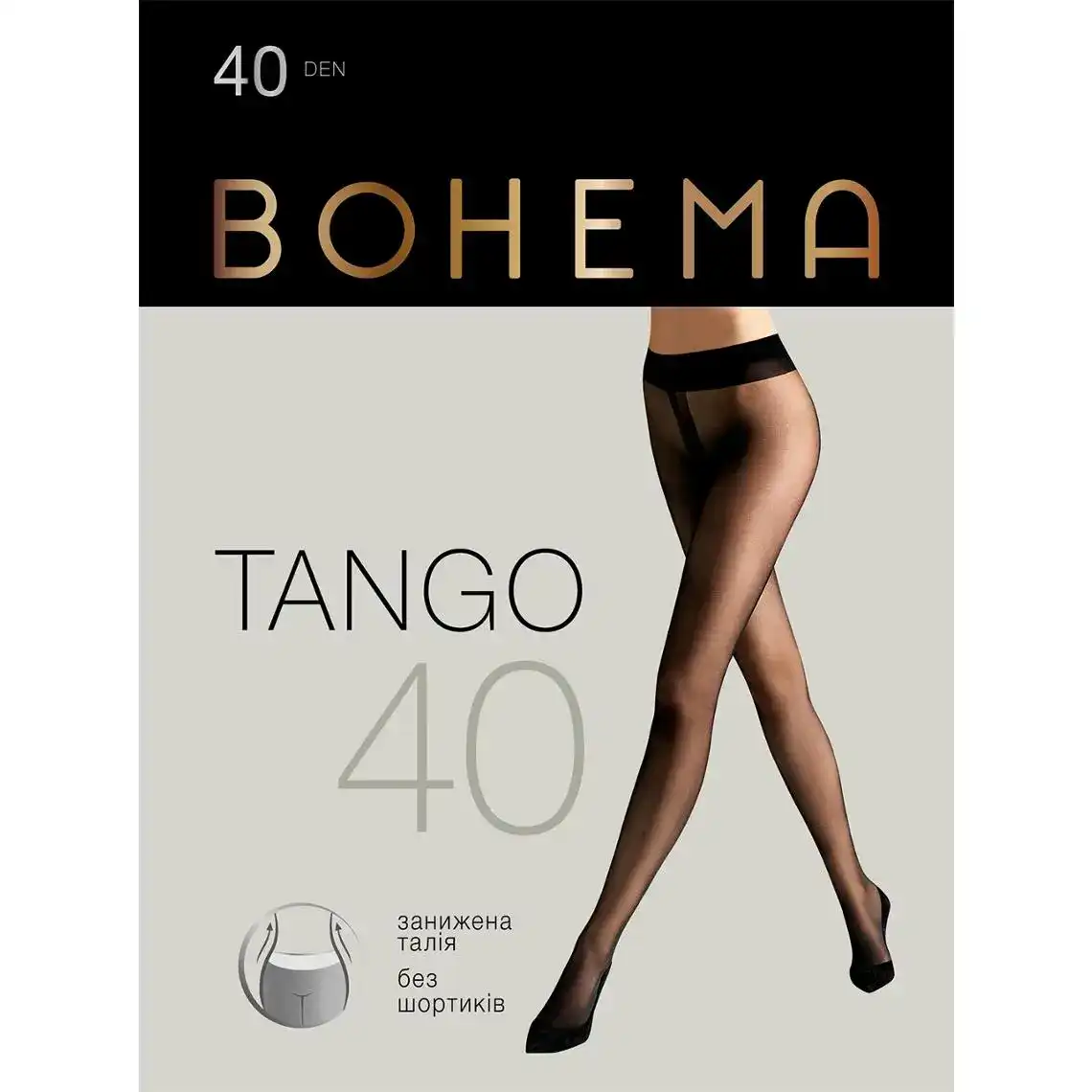 Колготи жіночі BOHEMA Tango 40 den р.2 капучино