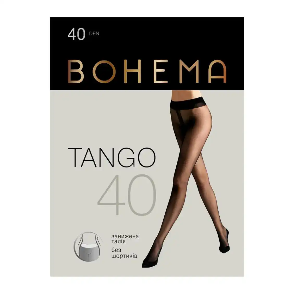 Колготи жіночі BOHEMA Tango 40 den р.4 капучино