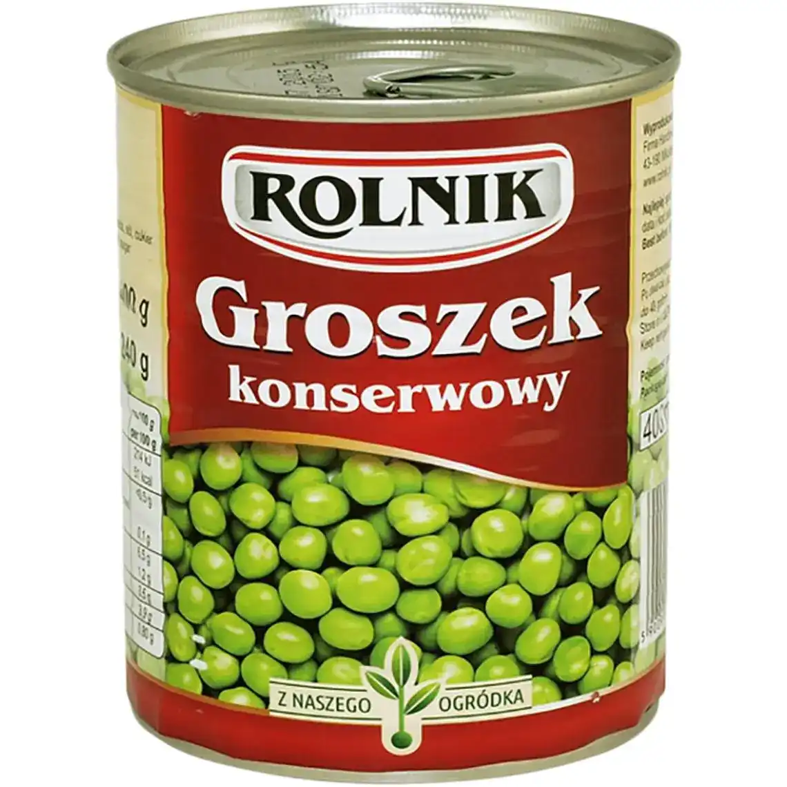 Горошок Rolnik зелений консервований 400 г
