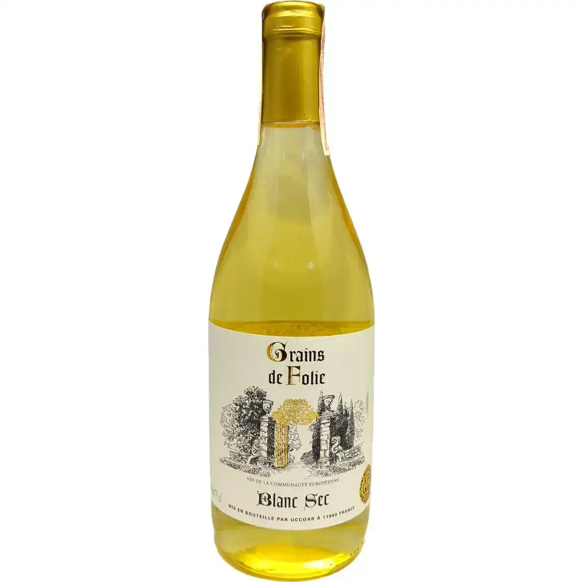 Вино Grains de Folie біле сухе 0.75 л
