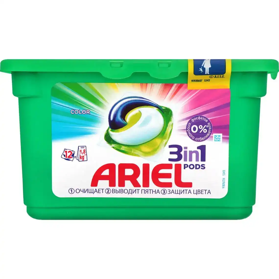 Капсули для прання Ariel 3в1 Pods Color 12 шт.