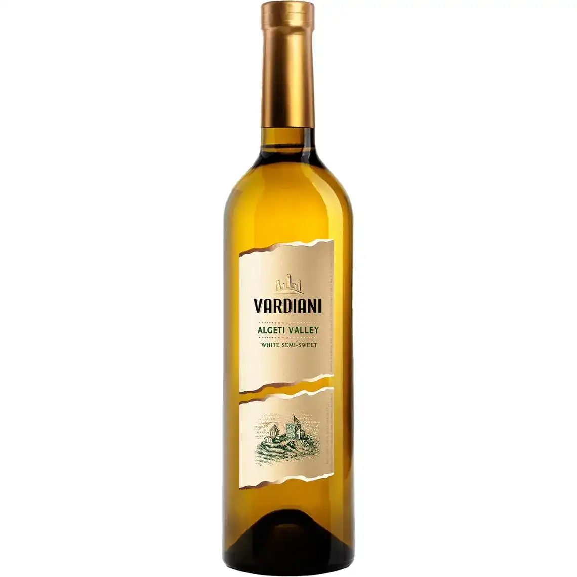 Вино Vardiani Алгетінская долина біле напівсолодке 0.75 л