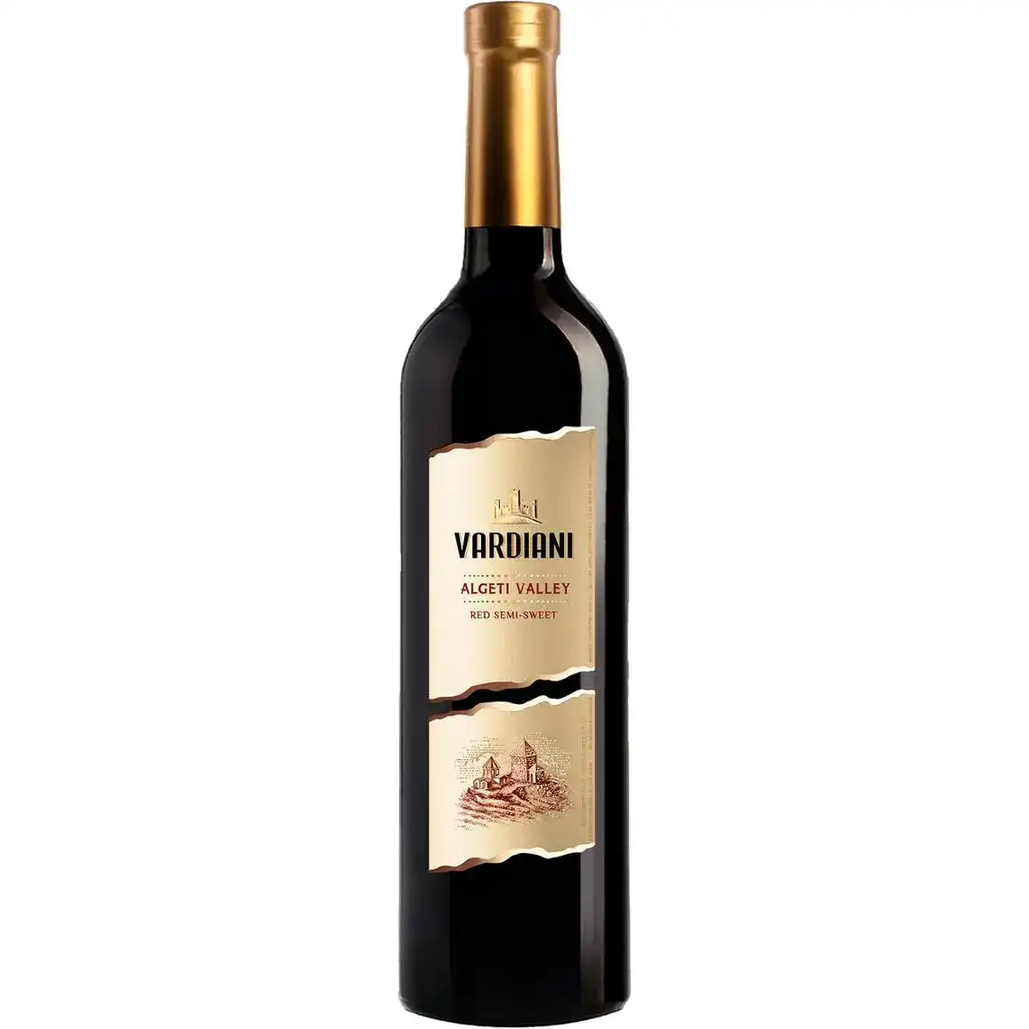 Вино Vardiani Алгетінская долина червоне напівсолодке 0.75 л