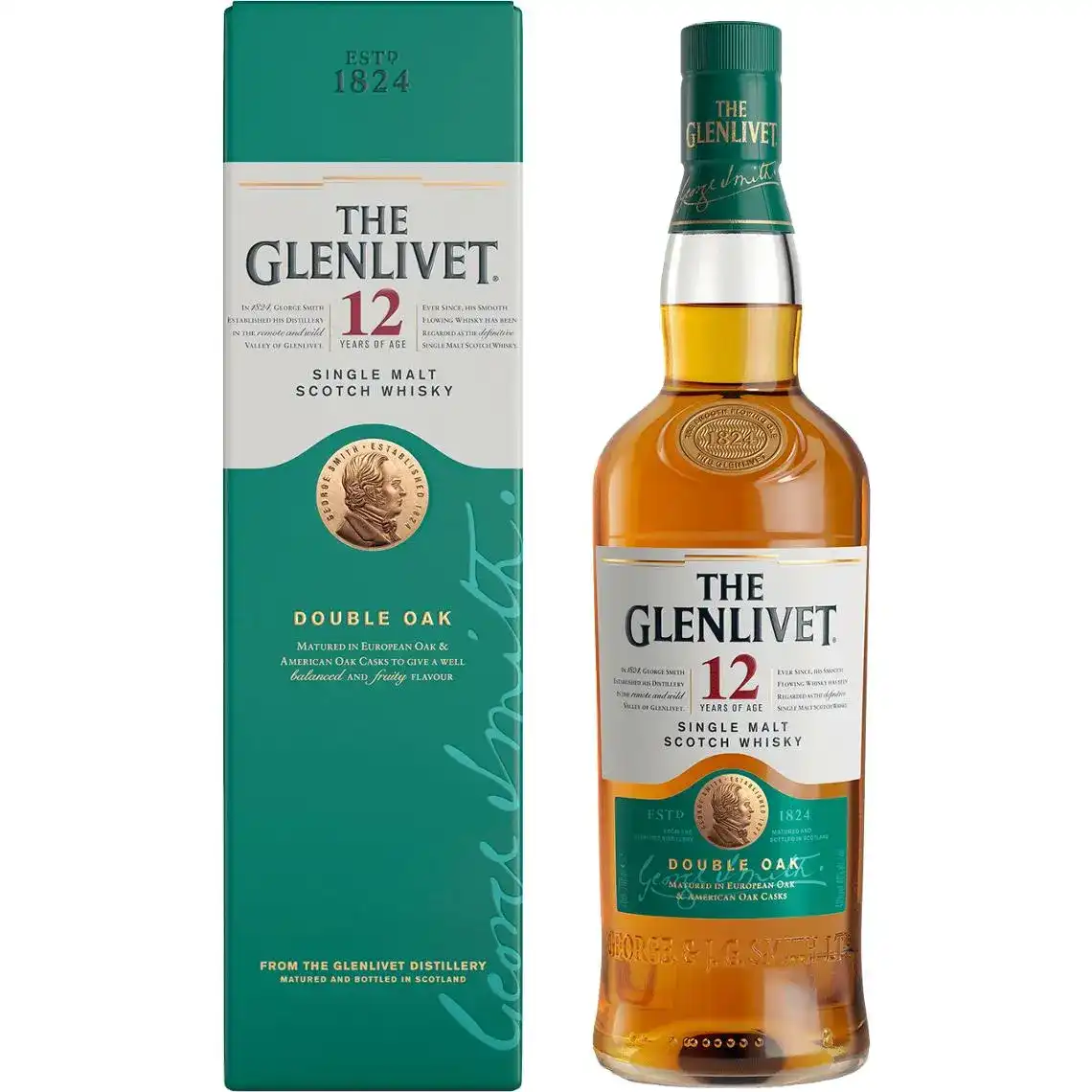 Віскі Glenlivet Excellence шотландське односолодовий 12 років 40% 0.7 л