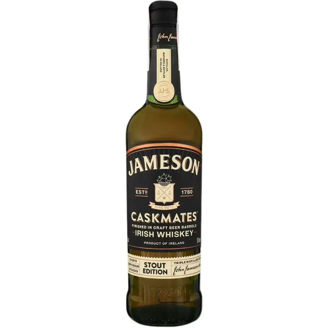 Віскі Jameson Stout Edition купажований 40% 0.7 л