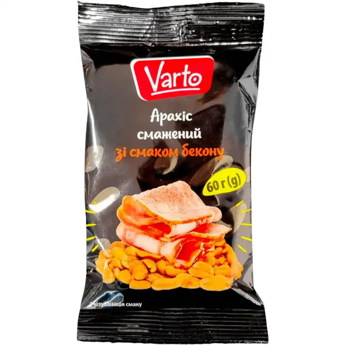 Горіхи Varto Ядра арахісу зі смаком бекону 60 г