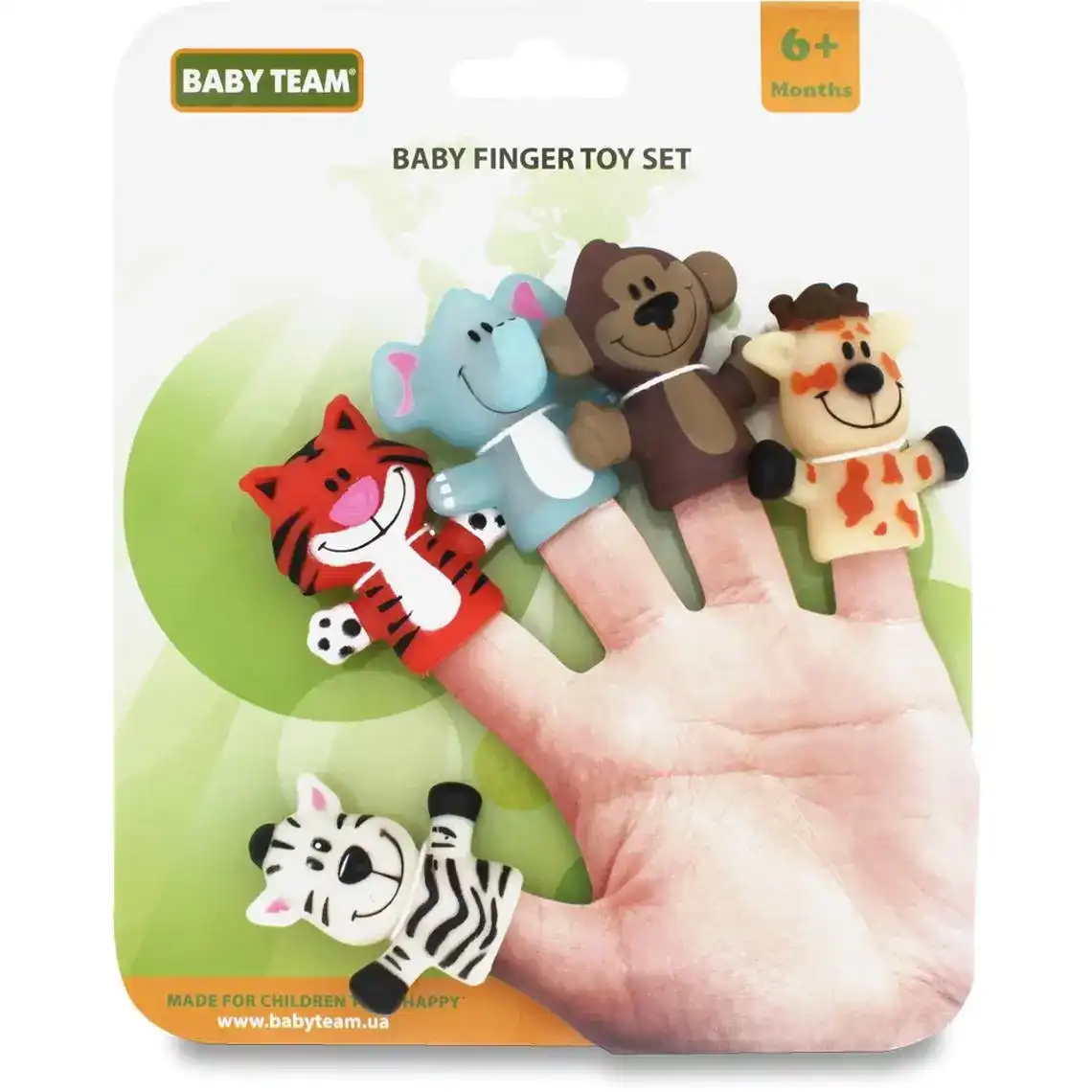 Набір іграшок на пальці Baby Team Весела малеча арт.8700