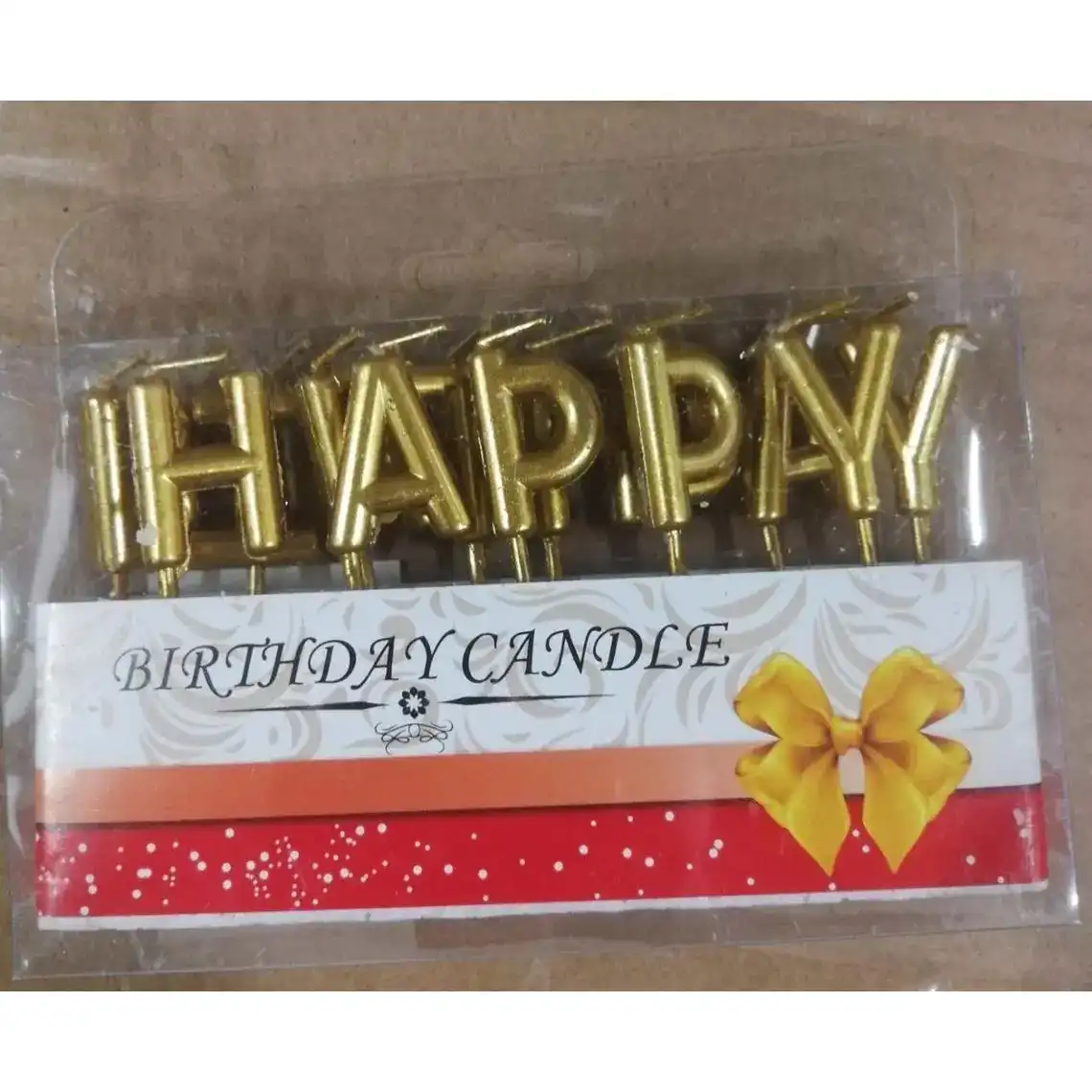 Свічки для торта Happy Birthday арт.19K178