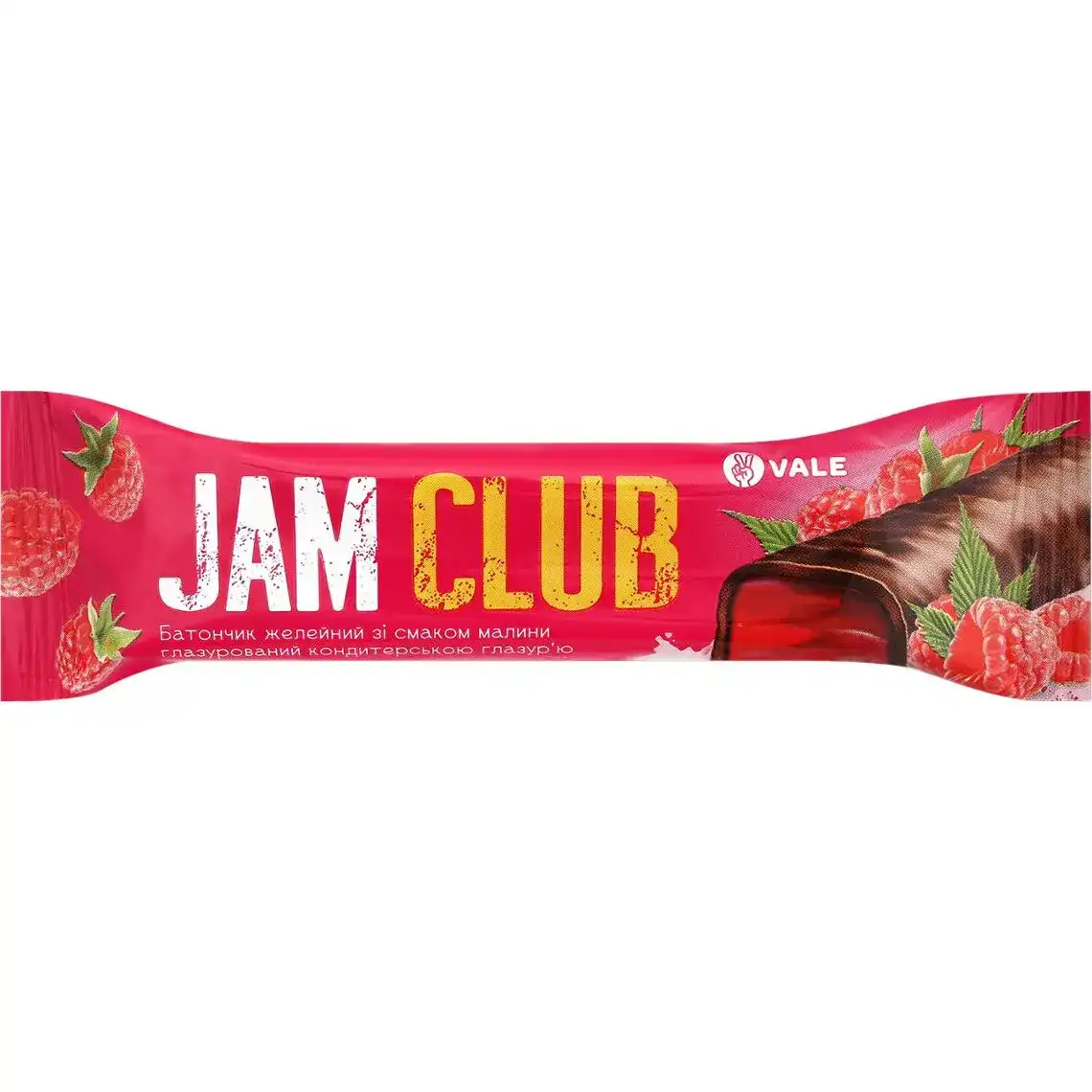 Батончик Vale Jam Club шоколадний з желейної начинкою 40 г