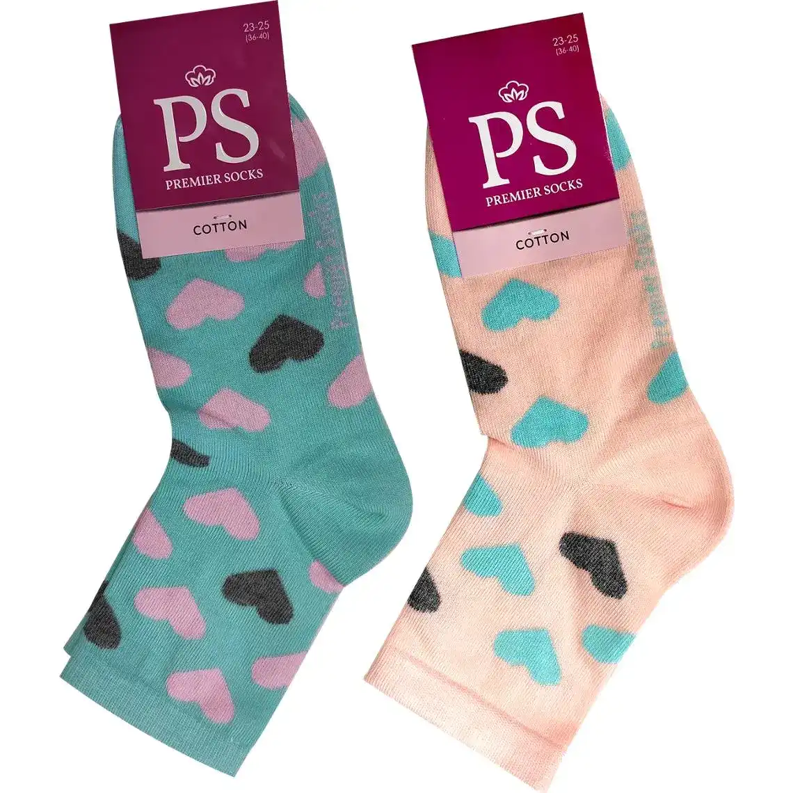 Шкарпетки Premier Socks жіночі класичні з серцем арт. 14В35/15
