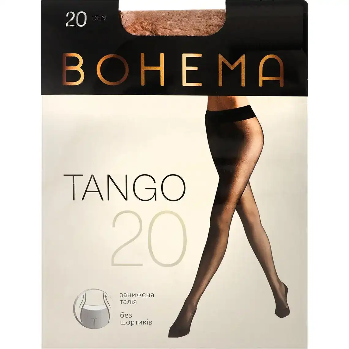Колготи жіночі BOHEMA Tango 20 den р.2 натуральний