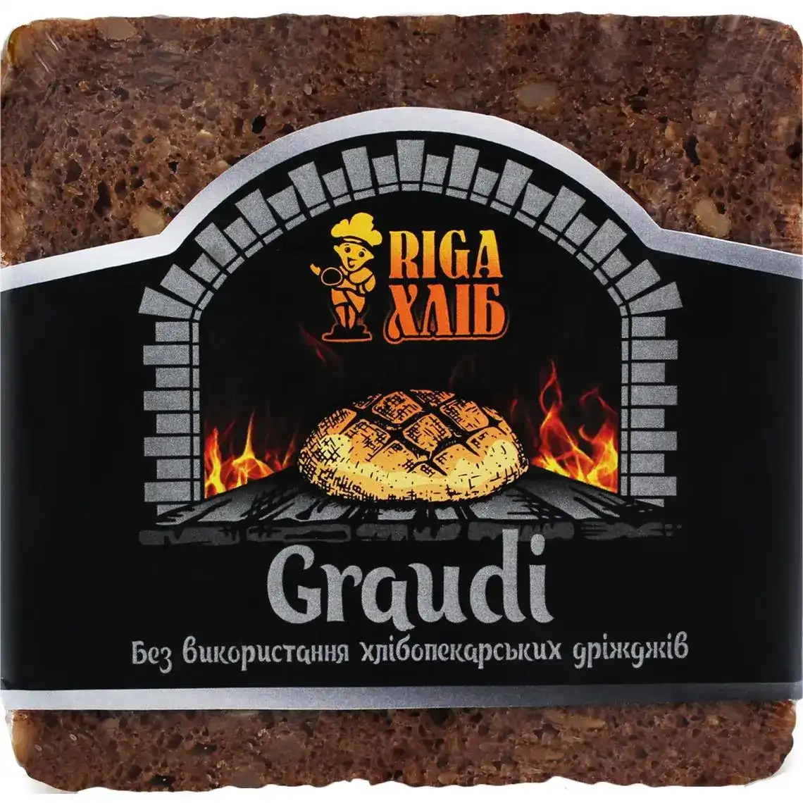 Хліб Riga Хліб Graudi тостовий житньо-пшеничний бездріжджовий нарізний 250 г