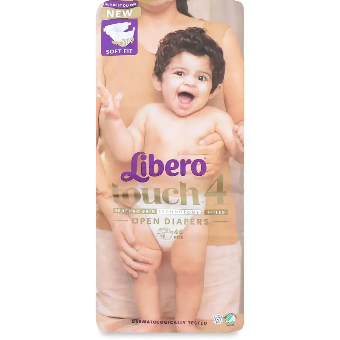 Підгузники дитячі Libero Touch 4 7-11 кг 46 шт
