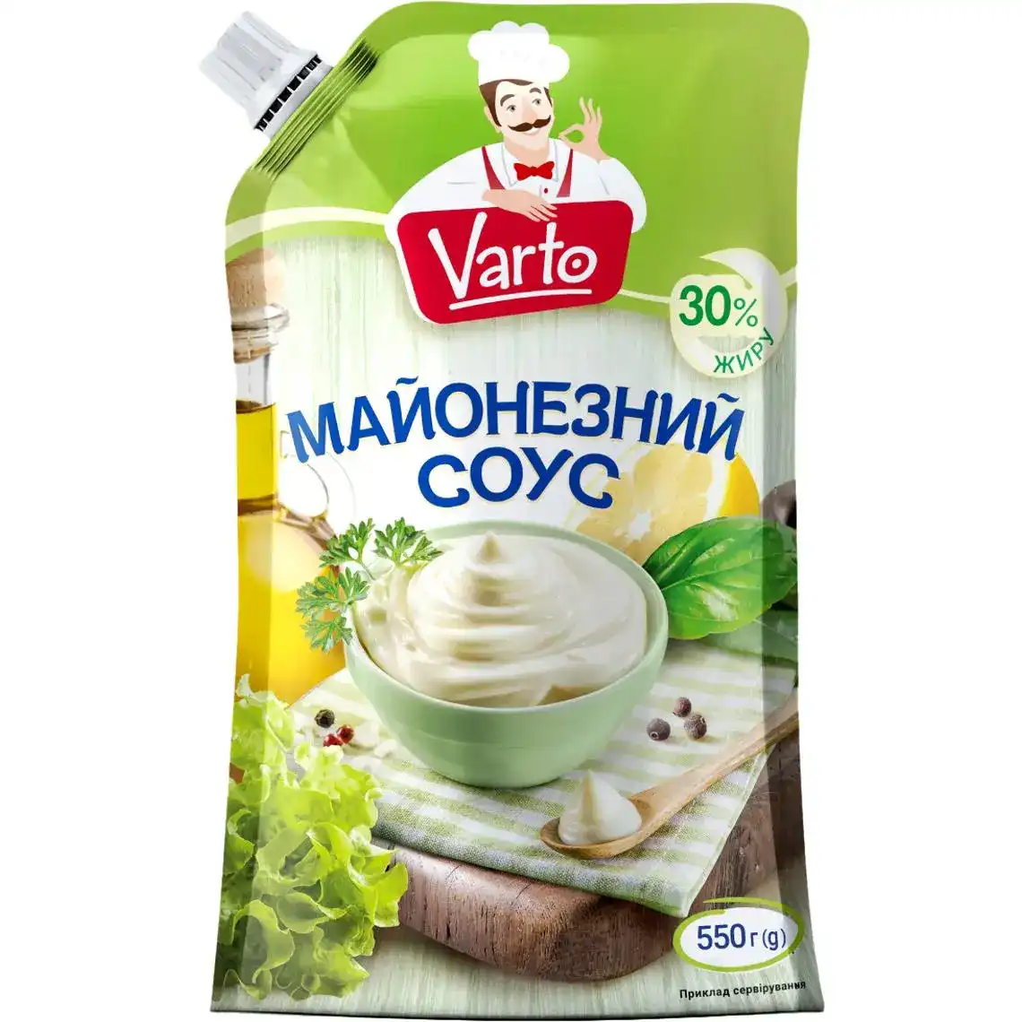 Майонезний соус Varto 30% 550 г