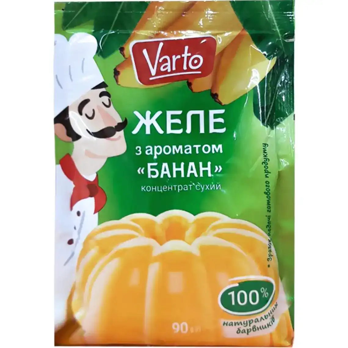 Желе Varto з ароматом Банану 90 г