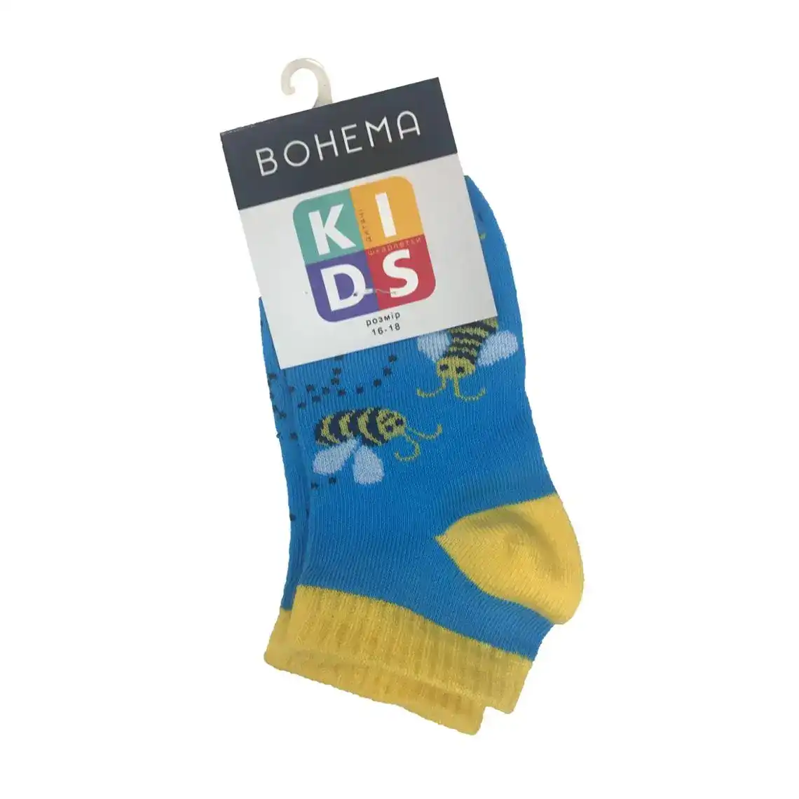 Шкарпетки Bohema дитячі укорочені Бджілки р.16-18