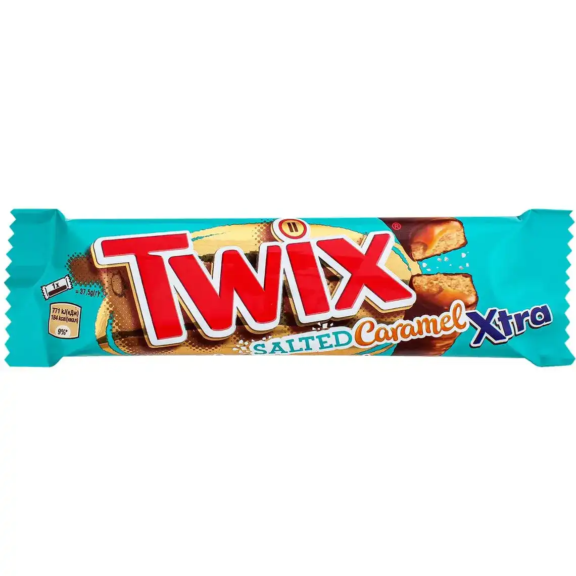 Батончик Twix шоколадний з печивом і солоної карамеллю 75 г