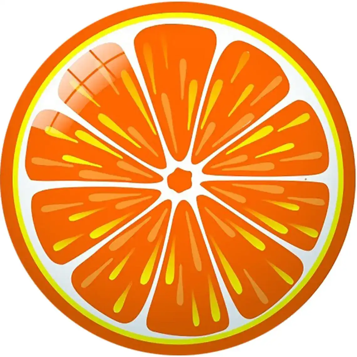 М'яч Апельсин 23 см