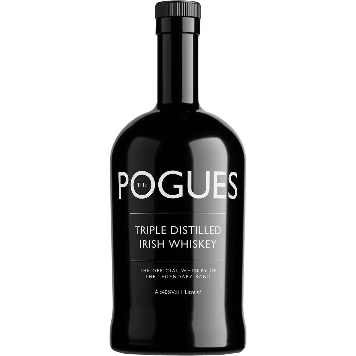 Виски The Pogues Irish Whiskey купажированный 40% 1 л