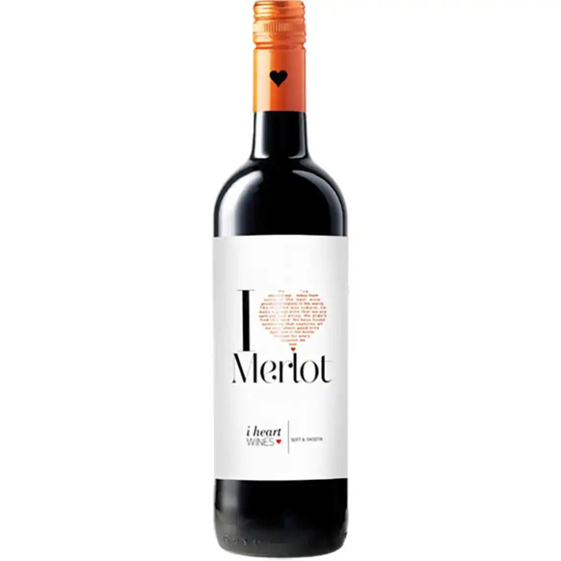 Вино I heart Мerlot красное полусухое 0.75 л