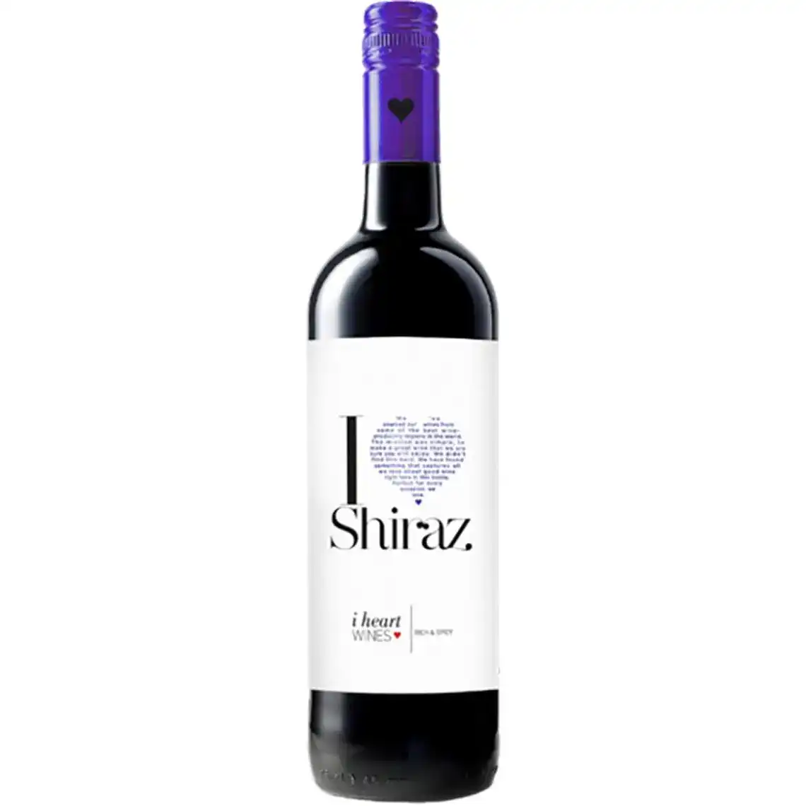 Вино I heart Shiraz красное полусухое 0.75 л