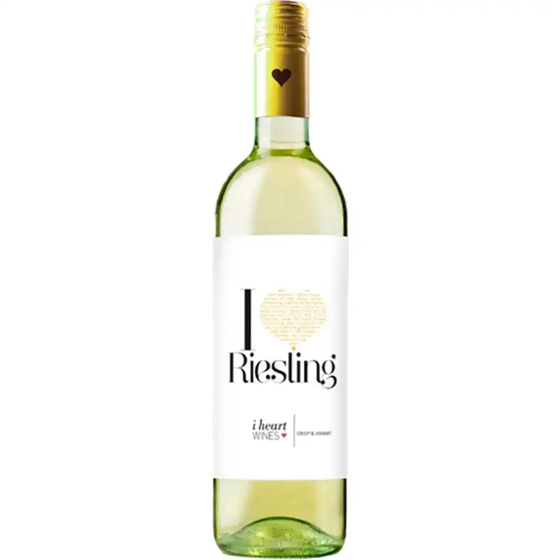Вино I heart Riesling белое полусухое 0.75 л