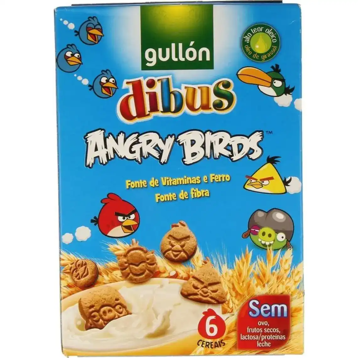 Печиво Gullon Dibus Mini Cereal Angry Birds 250 г