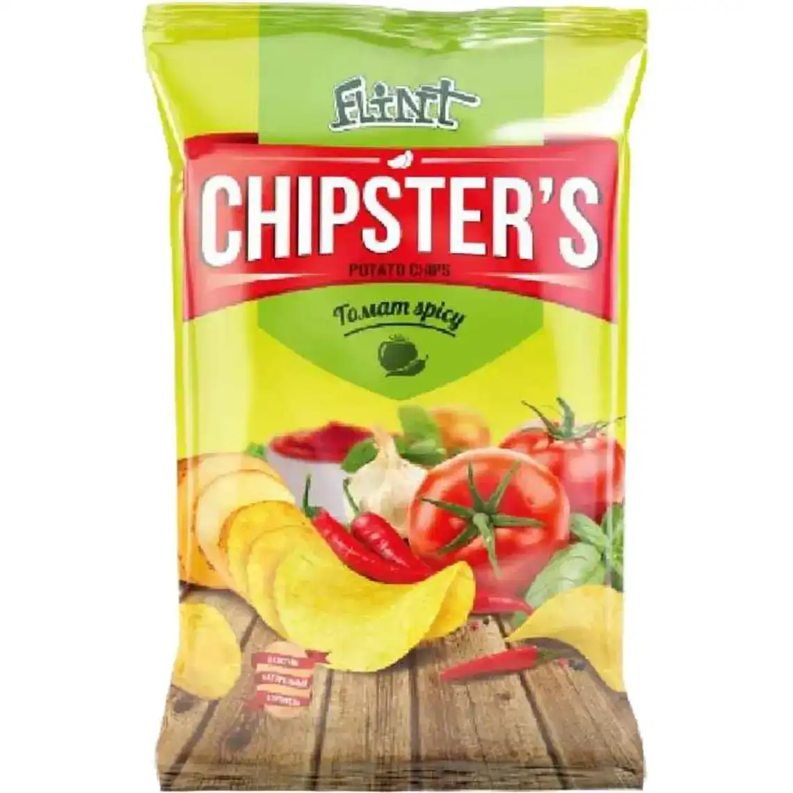 Чіпси Flint Chipster's Томат спайс 120 г