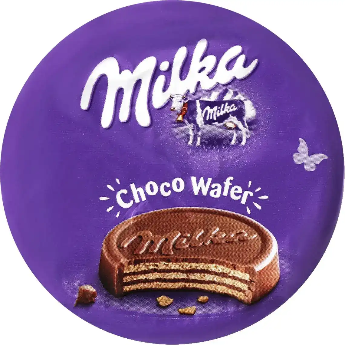 Вафлі Milka Choco wafer з начинкою з какао вкриті молочним шоколадом 30 г