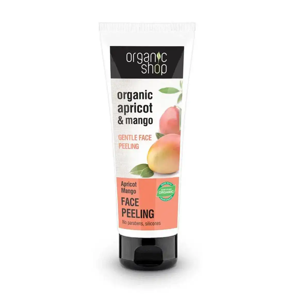 Пілінг для обличчя Organic Shop Абрикос та манго 75мл