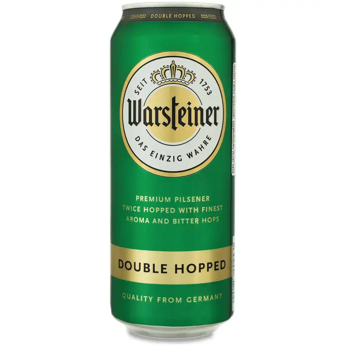 Пиво Warsteiner Double Hopped світле фільтроване 4.8% 0.5 л
