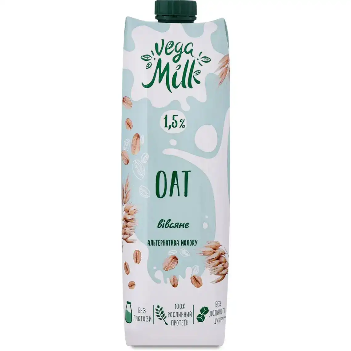 Напій Vega Milk вівсяний 1.5% 950 мл