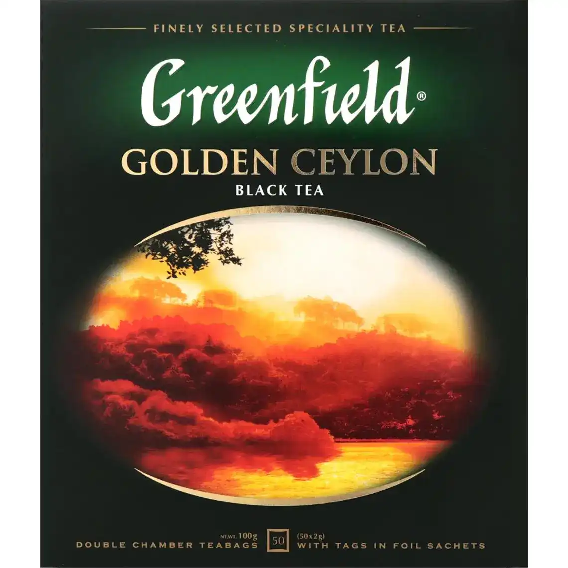 Чай Greenfield Golden Ceylon чорний 50х2 г