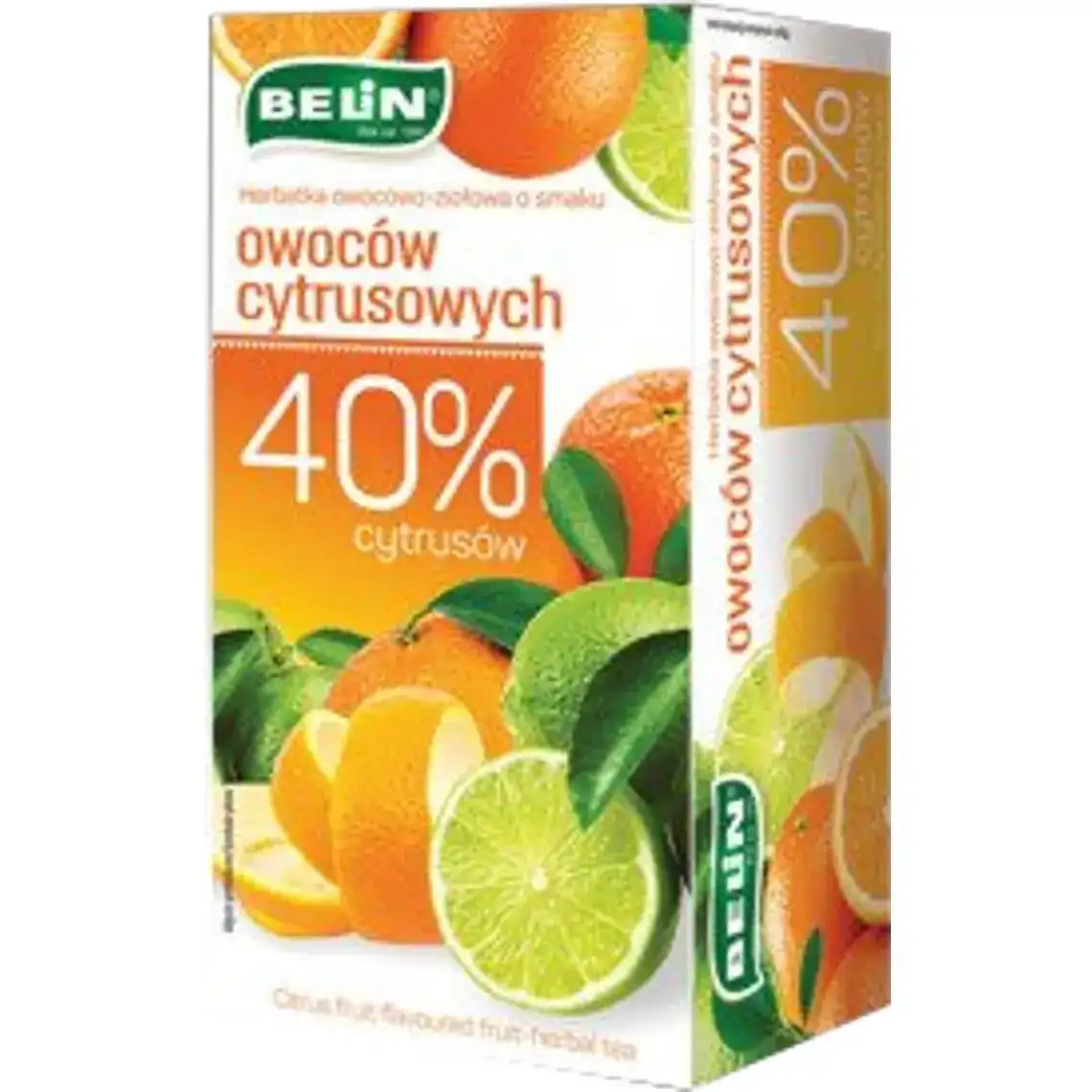 Чай Belin фруктово-трав'яний з цитрусами пакетований 20х2 г