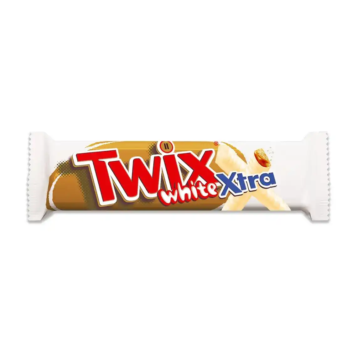 Батончик в білому шоколаді з карамеллю White Extra Twix м/у 2х37.5г