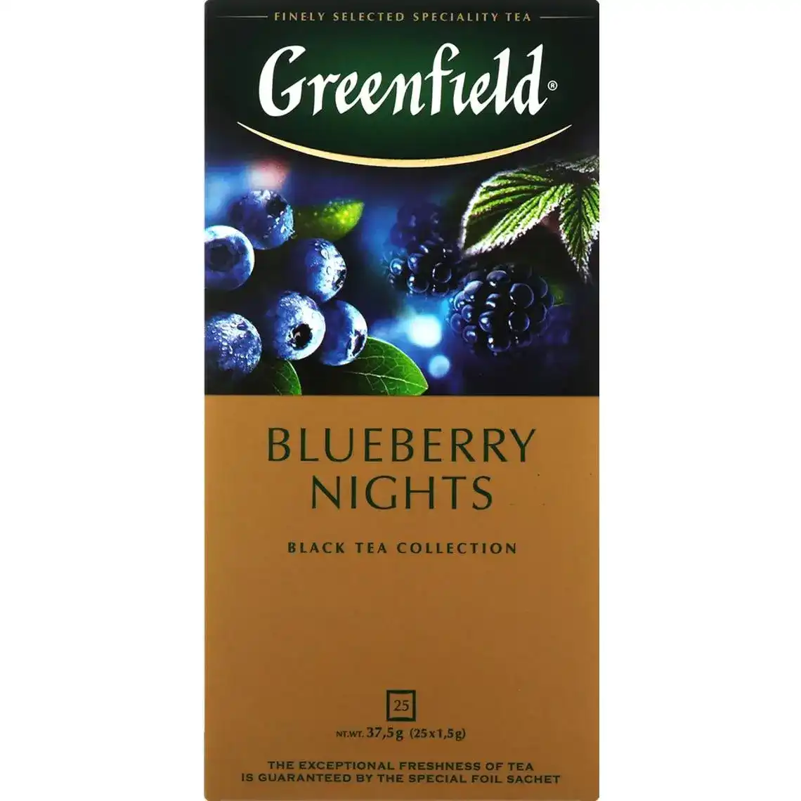 Чай Greenfield Blueberry Nights чорний 25х1.5 г