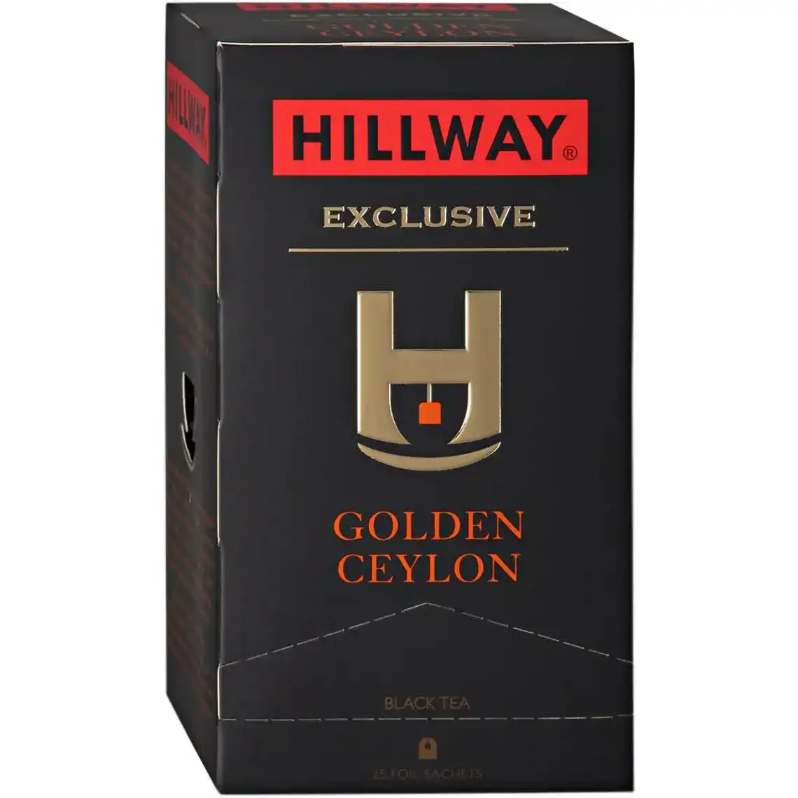 Фото 1 - Чай Hillway Exclusive Golden Ceylon чорний 25х2 г