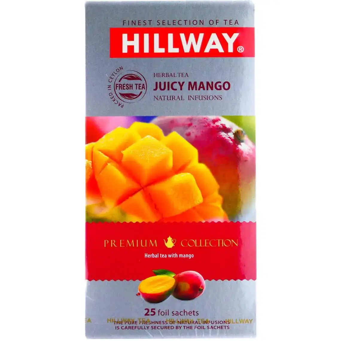 Чай Hillway Juicy Mango чорний 25х1.5 г