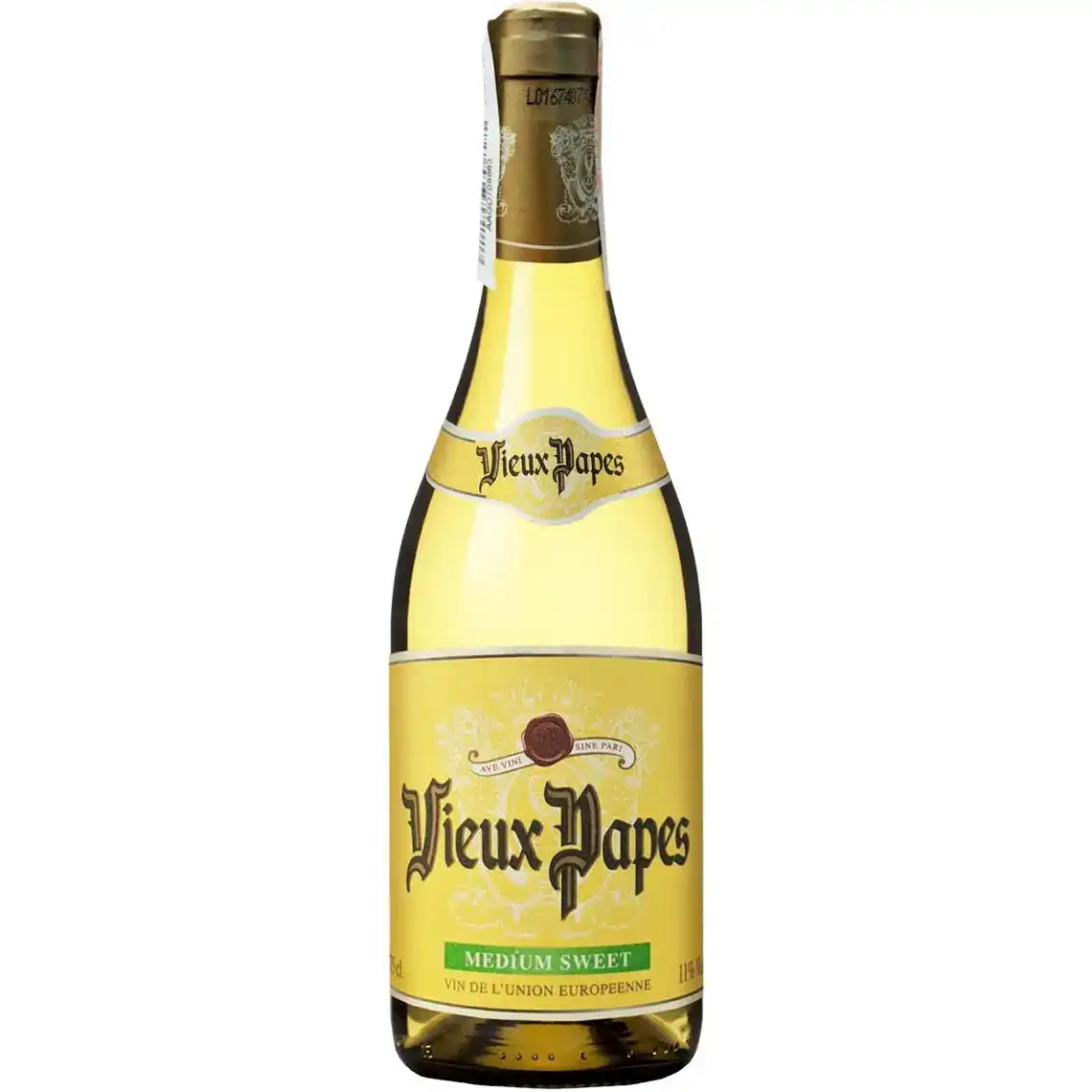 Вино Vieux Papes Blanc біле напівсолодке 0.75 л