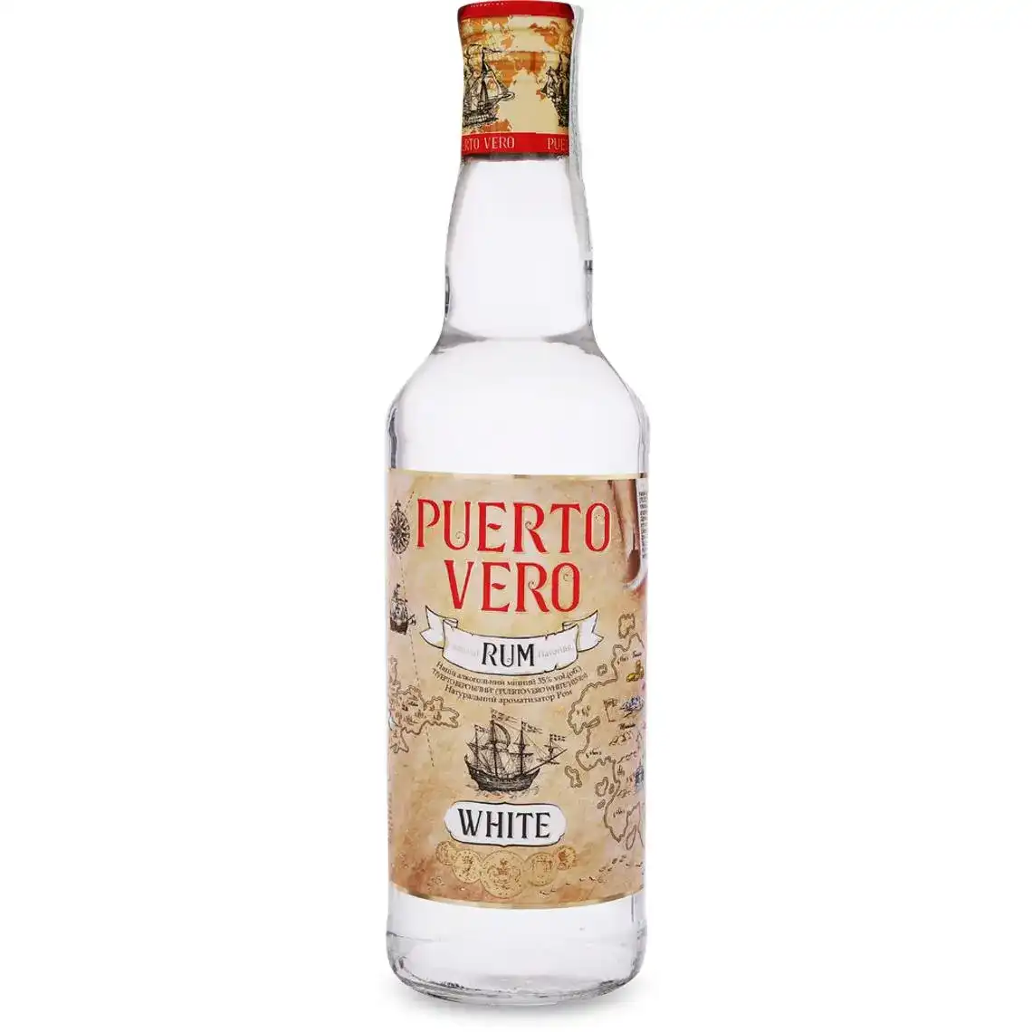Напій алкогольний Puerto Vero White з ароматом рому 35% 500 мл