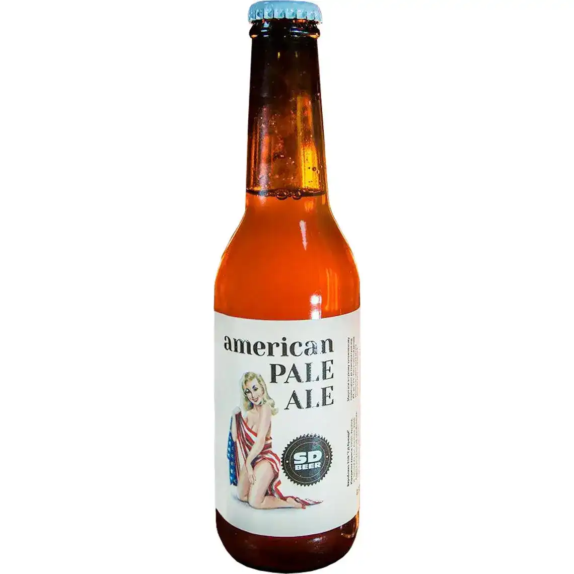 Пиво SD Brewery American Pale Ale світле нефільтроване 5.2% 0.33л