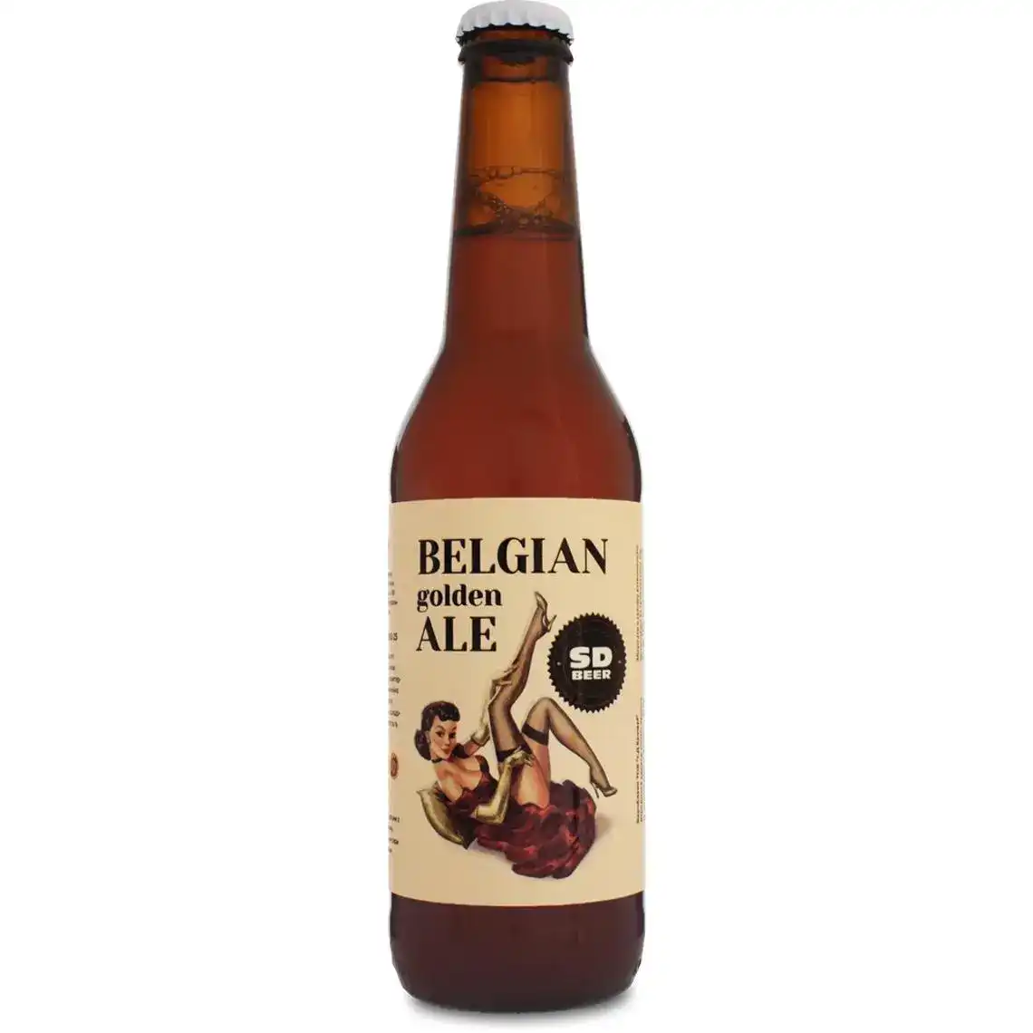 Пиво SD Brewery Belgian Golden Ale світле нефільтроване 7% 0.33 л