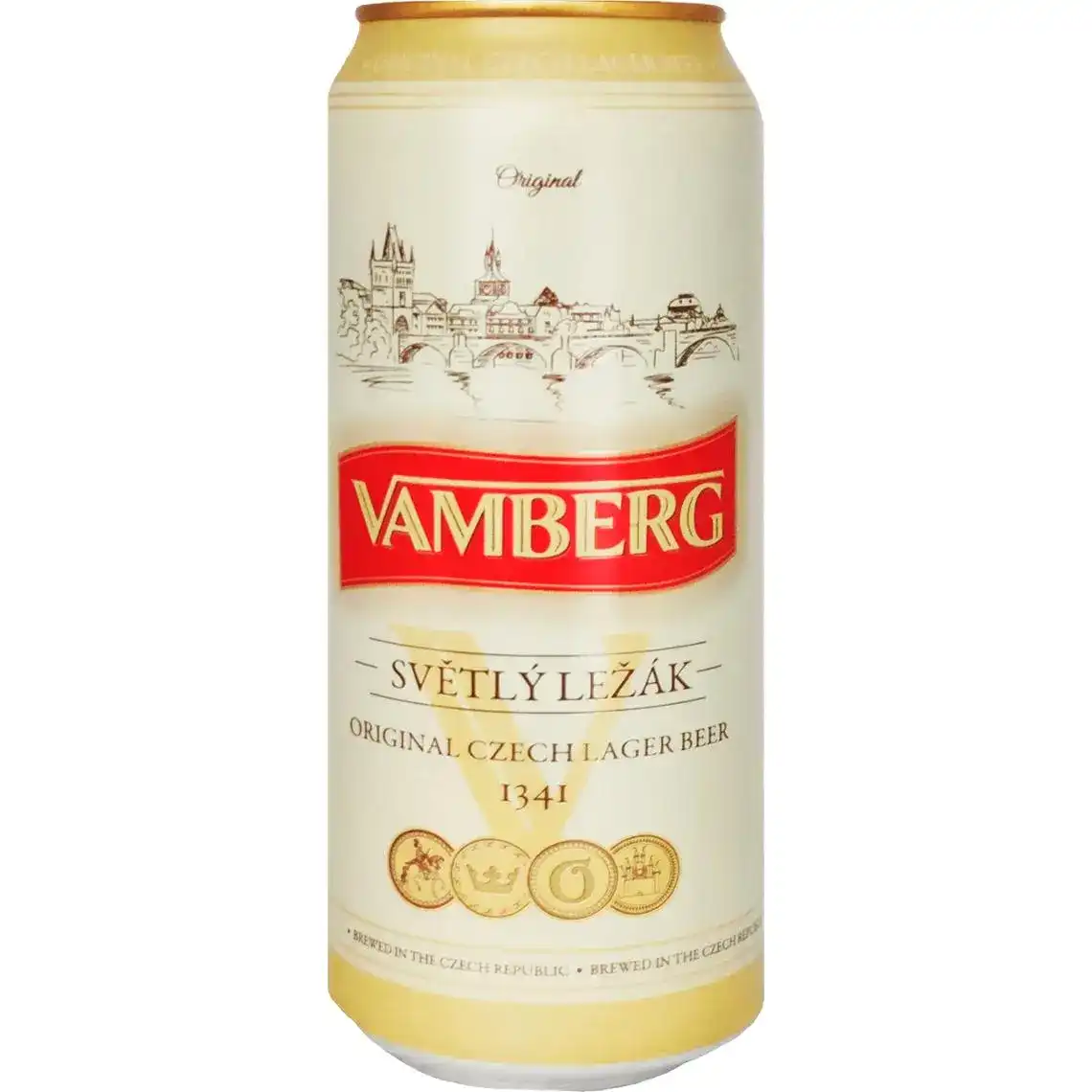 Пиво Vamberg Lager світле фільтроване 5.2% 0.5 л