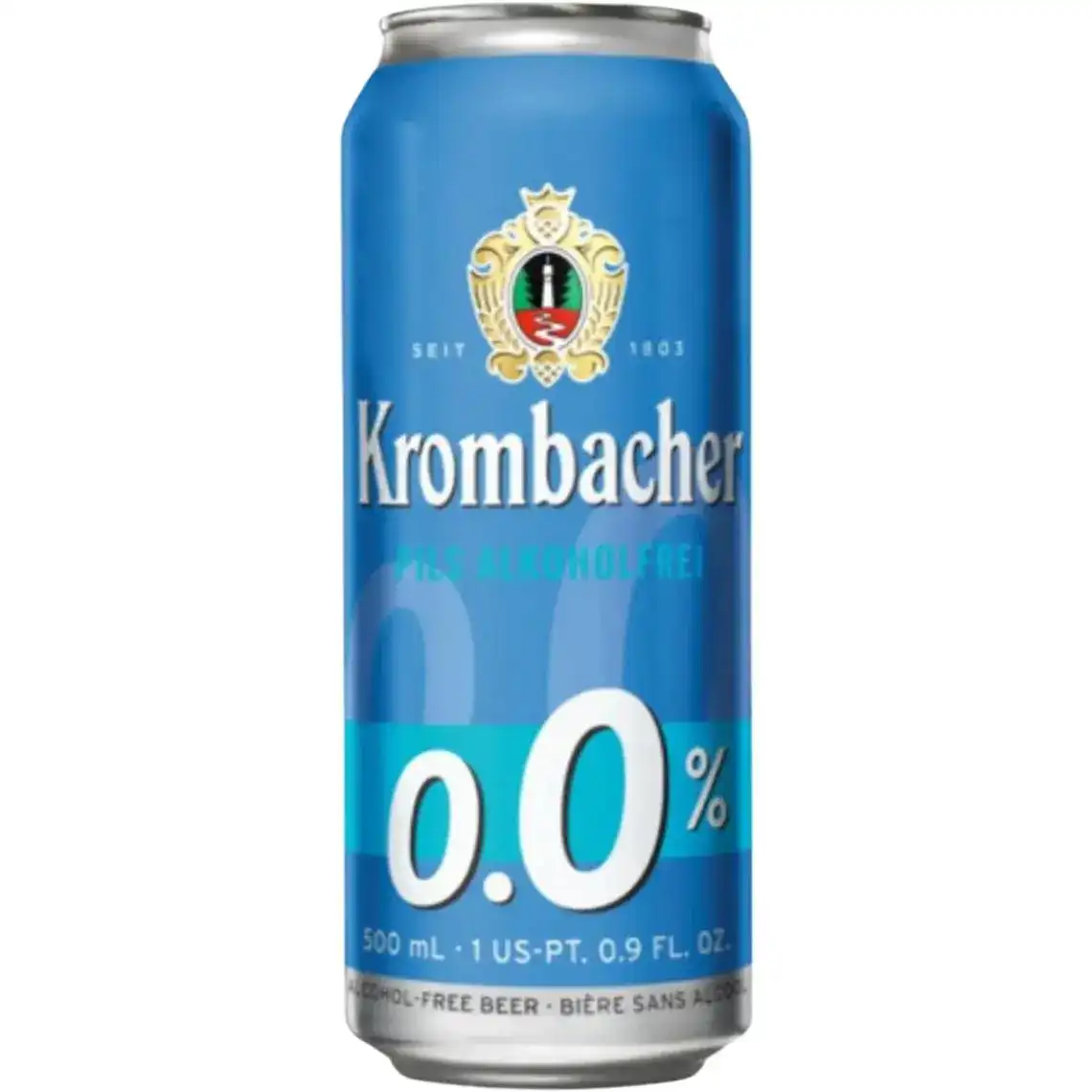 Пиво Krombacher Pils світле фільтроване безалкогольне 0.5 л