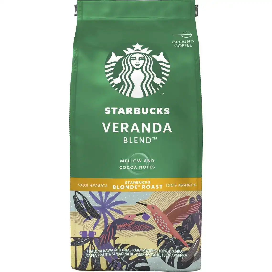 Фото 1 - Кава мелена Starbucks Veranda Blend арабіка 200 г