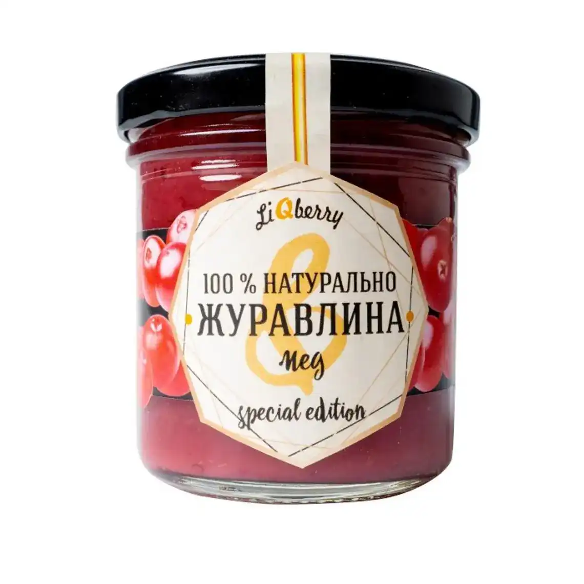 Паста LiQberry журавлинна з медом 165 г