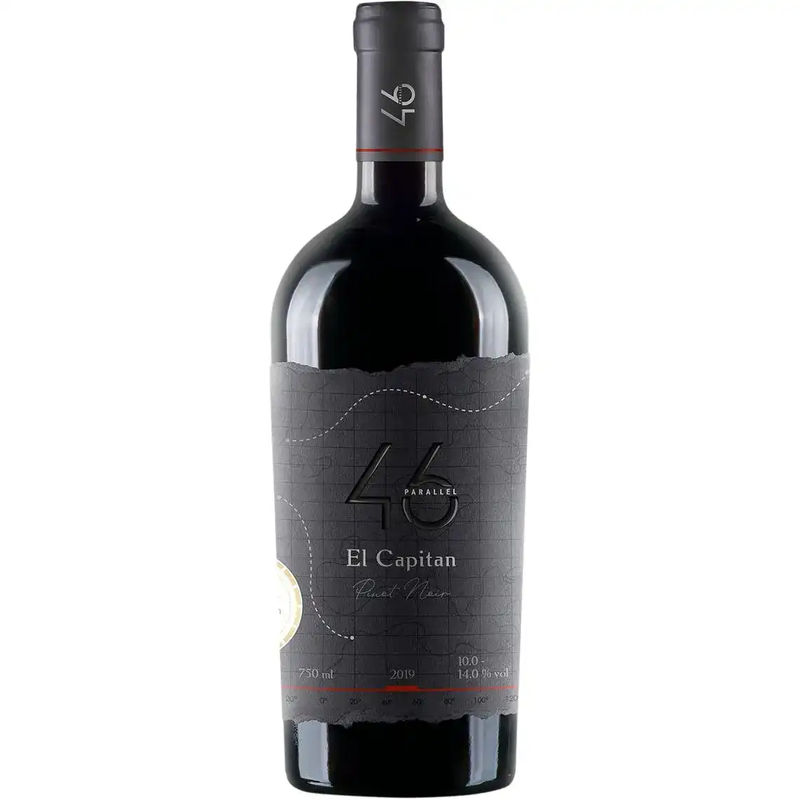 Фото 1 - Вино 46 Parallel El Capitan Pinot Noir червоне сухе 0.75 л