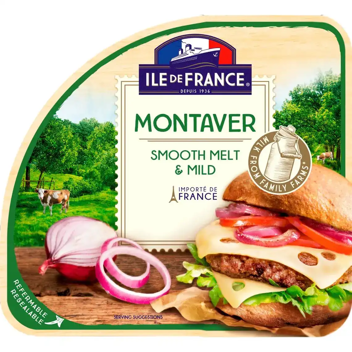Сир Ile De France Montaver нарізка  49% 150 г
